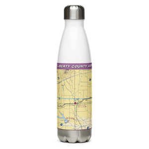 Liberty County Airport (LTY) VFR Sectional Water Bottle