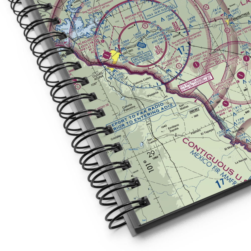 Horn Ranch Airport (81TE) VFR Sectional Notebook 