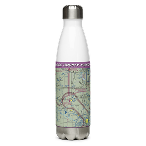 Lyons-Rice County Municipal Airport (LYO) VFR Sectional Water Bottle