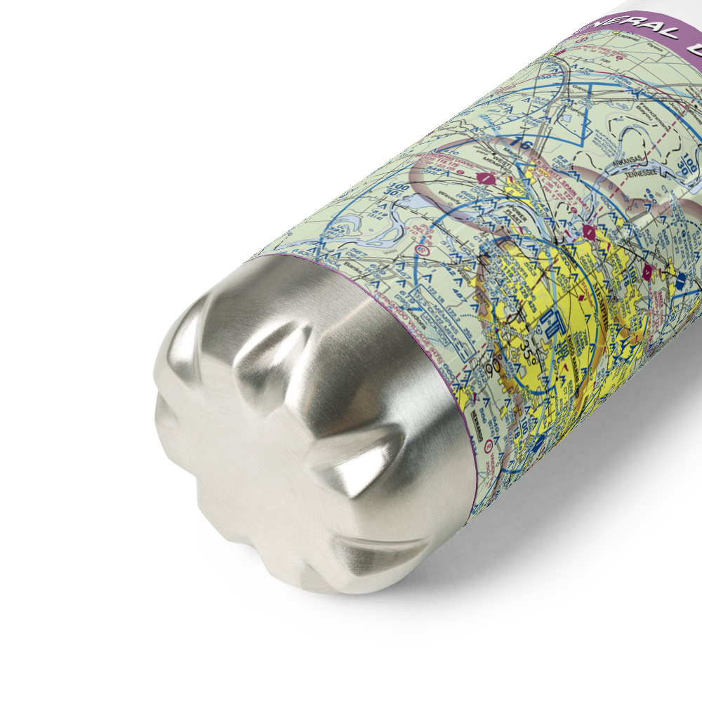 General Dewitt Spain Airport (M01) VFR Sectional Water Bottle 