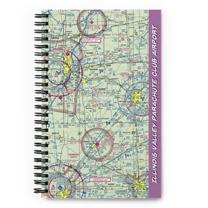 Illinois Valley Parachute Club Airport (81IL) VFR Sectional Notebook