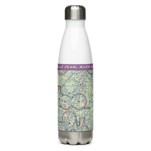 Poplarville Pearl River County Airport (M13) VFR Sectional Water Bottle