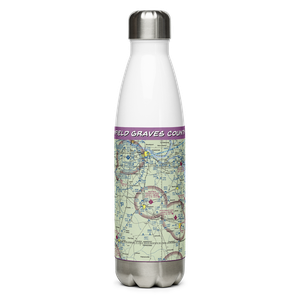 Mayfield Graves County Airport (M25) VFR Sectional Water Bottle