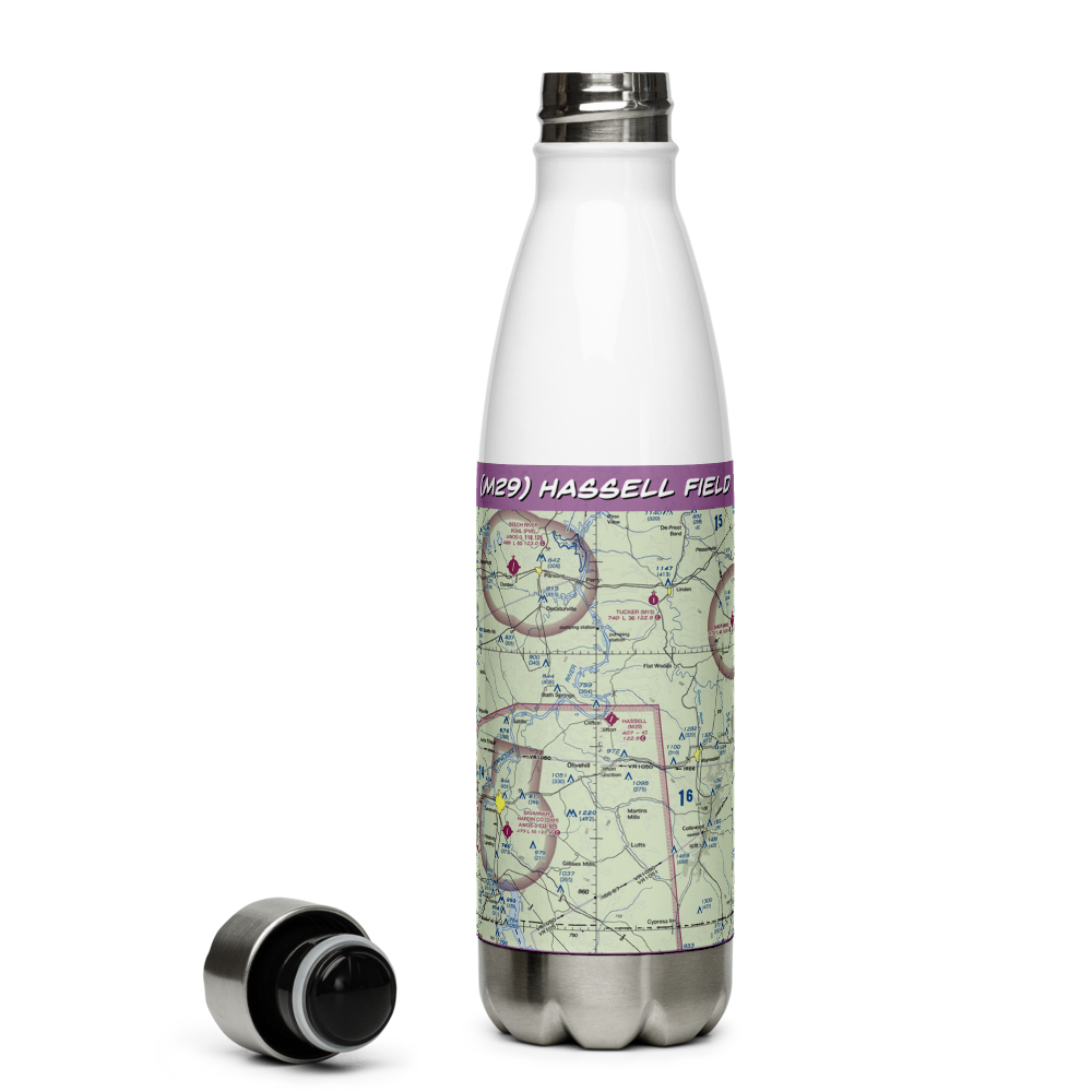 Hassell Field (M29) VFR Sectional Water Bottle 