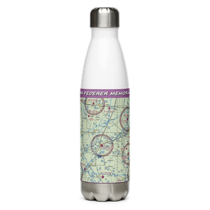 Frank Federer Memorial Airport (M36) VFR Sectional Water Bottle