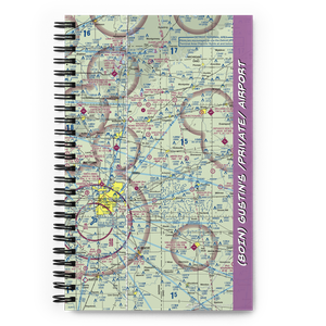 Gustin's /Private/ Airport (80IN) VFR Sectional Notebook
