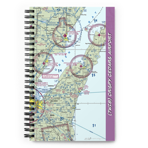Crispy Cedars Airport (7WI8) VFR Sectional Notebook