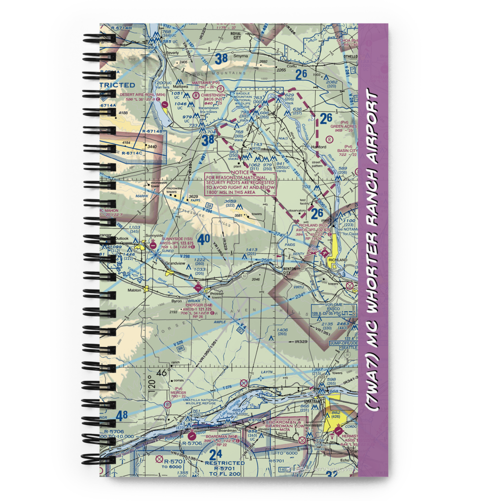 Mc Whorter Ranch Airport (7WA7) VFR Sectional Notebook 