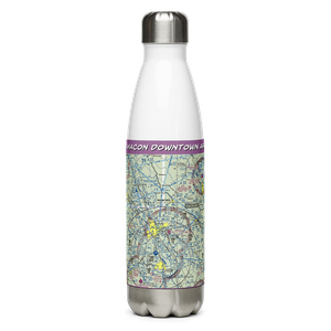 Macon Downtown Airport (MAC) VFR Sectional Water Bottle