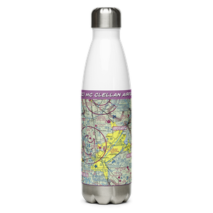 Mc Clellan Airfield (MCC) VFR Sectional Water Bottle