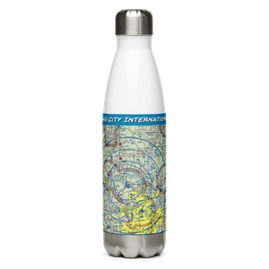 Kansas City International Airport (MCI) VFR Sectional Water Bottle