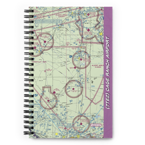 Cage Ranch Airport (7TE2) VFR Sectional Notebook