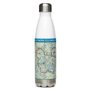 Southern Illinois Airport (MDH) VFR Sectional Water Bottle