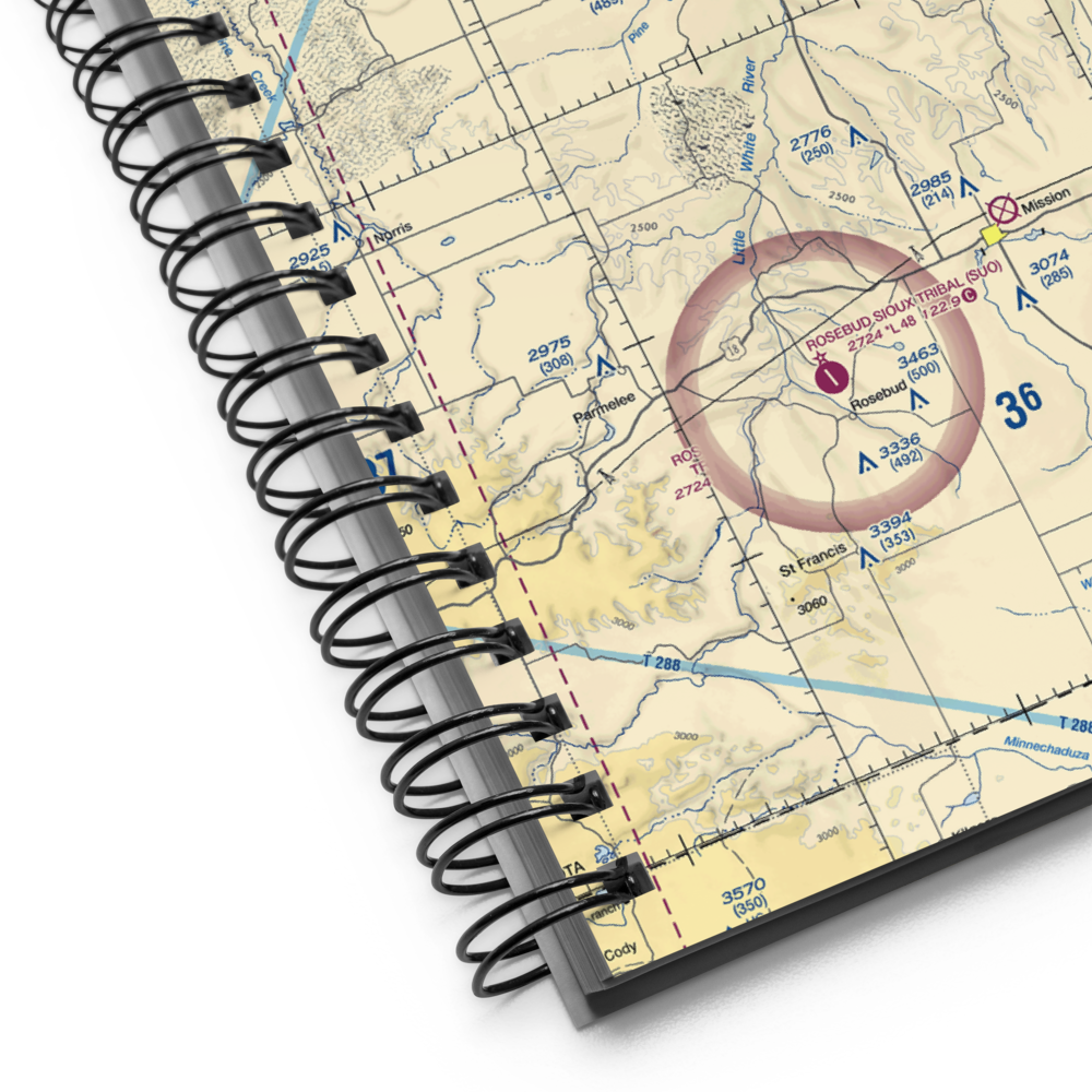 White River Municipal Airport (7Q7) VFR Sectional Notebook 