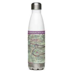 Mena Intermountain Municipal Airport (MEZ) VFR Sectional Water Bottle