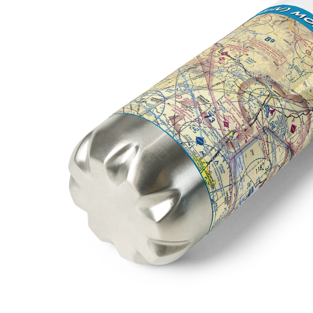 Mojave Airport (MHV) VFR Sectional Water Bottle 