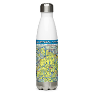 Crystal Airport (MIC) VFR Sectional Water Bottle