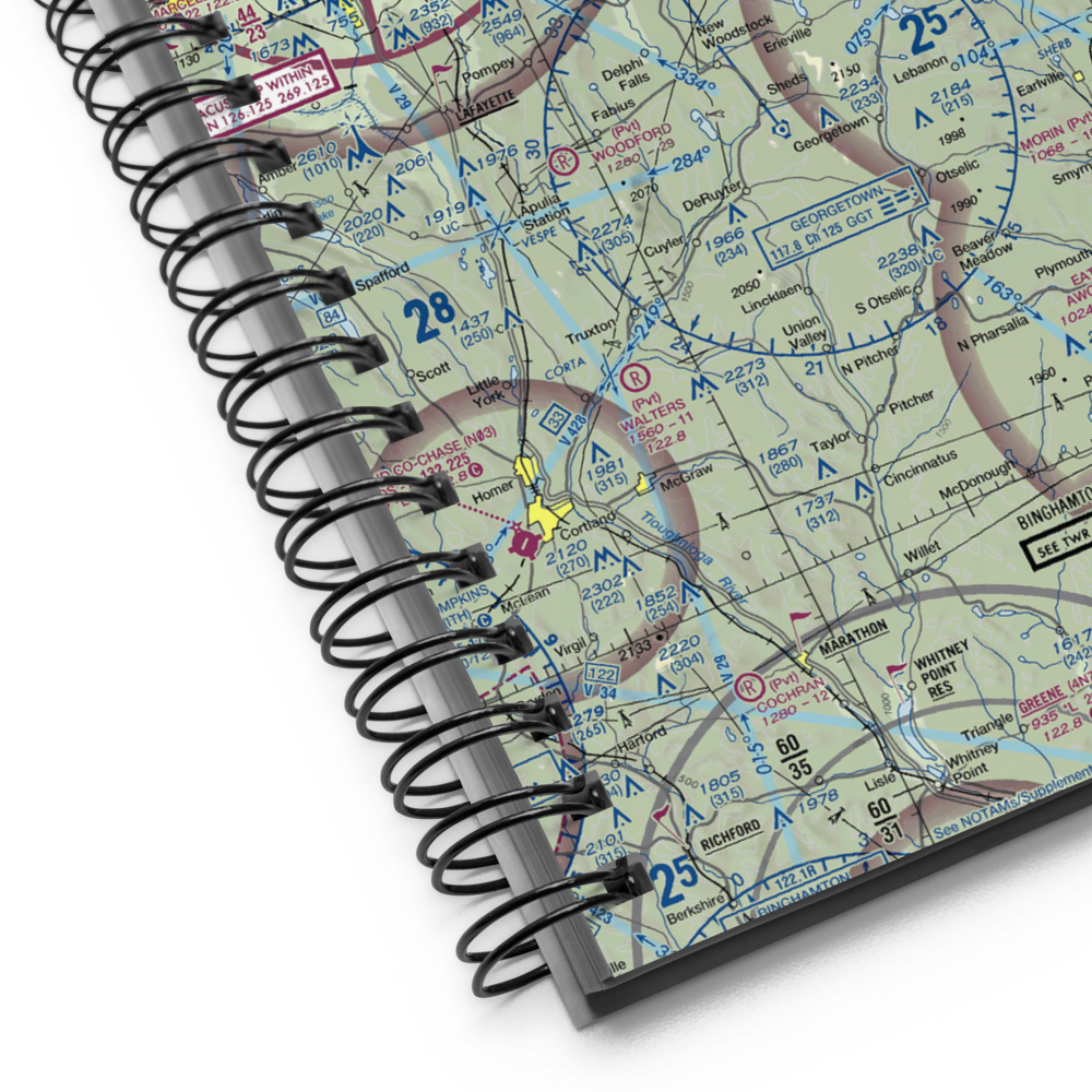 Deer Run Air Field (7NK1) VFR Sectional Notebook 