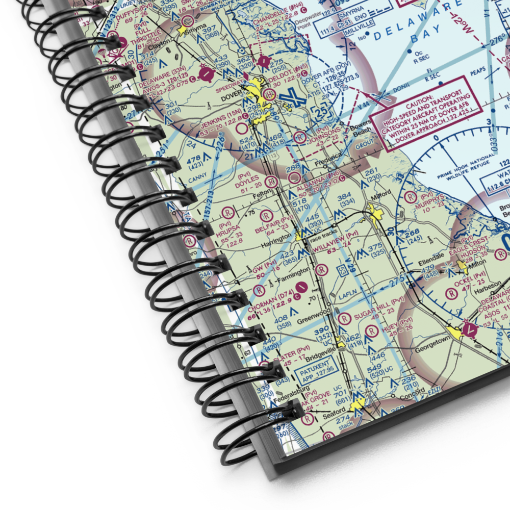Dave's Aerodrome (7NJ9) VFR Sectional Notebook 