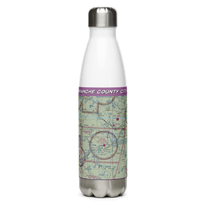 Comanche County City Airport (MKN) VFR Sectional Water Bottle