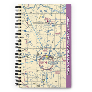 Wolberg's Private Airport (7ND1) VFR Sectional Notebook