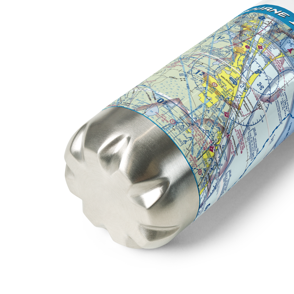 Melbourne International Airport (MLB) VFR Sectional Water Bottle 