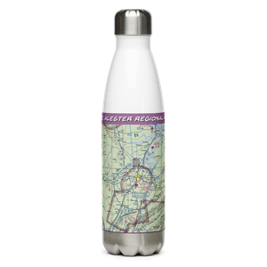 Mc Alester Regional Airport (MLC) VFR Sectional Water Bottle