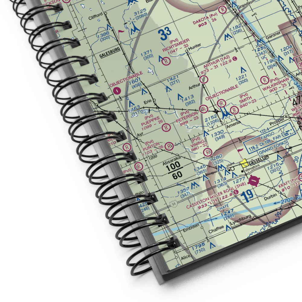 Downs Farm Private Airport (7NA0) VFR Sectional Notebook 