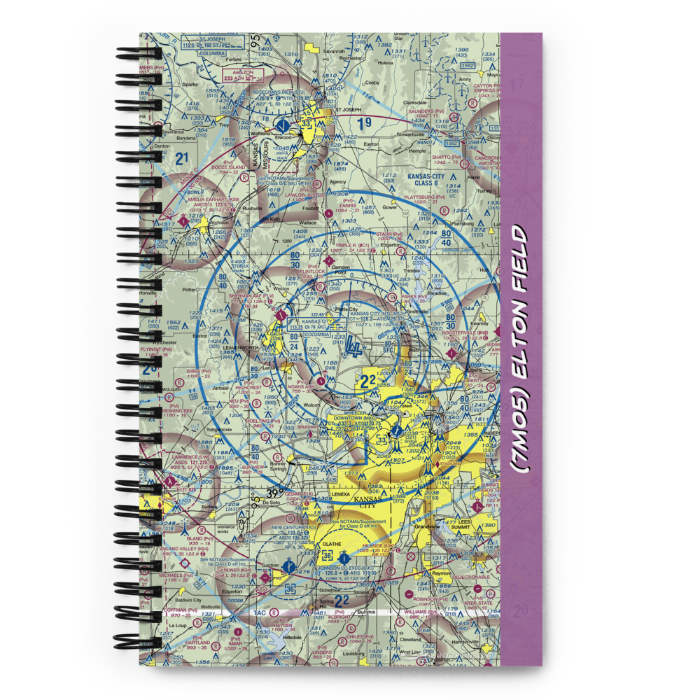 Elton Field (7MO5) VFR Sectional Notebook 