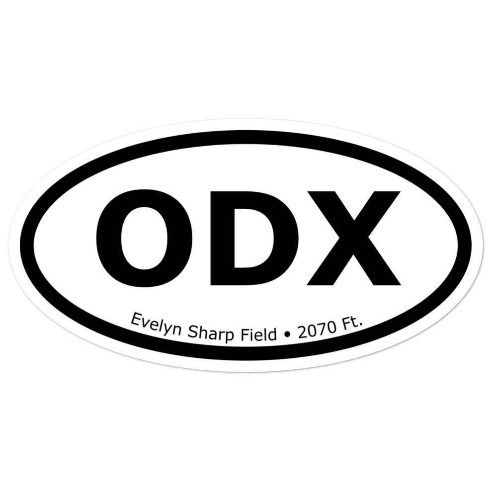 Evelyn Sharp Field (KODX) Oval Sticker 
