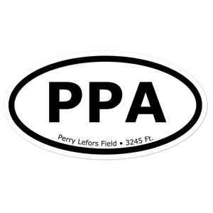 Perry Lefors Field (KPPA) Oval Sticker