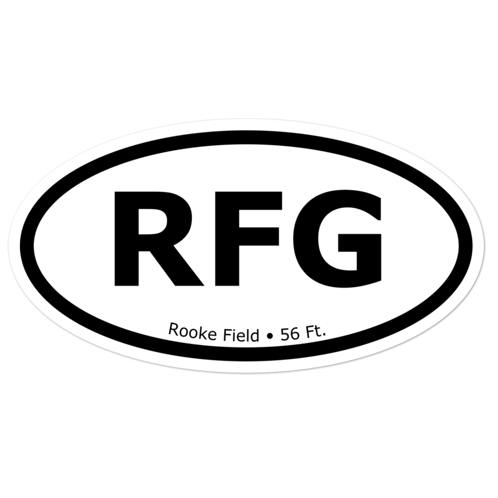 Rooke Field (KRFG) Oval Sticker 