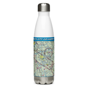 Modesto City Co-Harry Sham Field (MOD) VFR Sectional Water Bottle