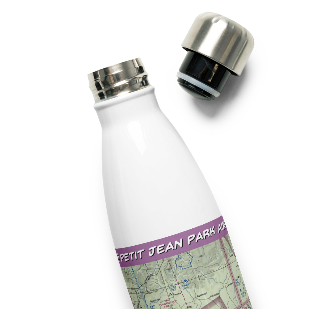 Petit Jean Park Airport (MPJ) VFR Sectional Water Bottle 