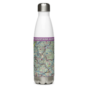 Pocono Mountains Municipal Airport (MPO) VFR Sectional Water Bottle