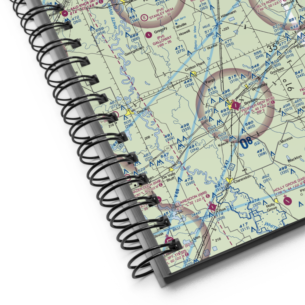 Mc Crory/Morton Airport (2AR4) VFR Sectional Notebook 