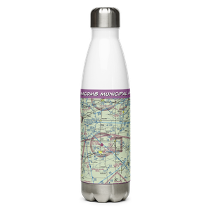 Macomb Municipal Airport (MQB) VFR Sectional Water Bottle