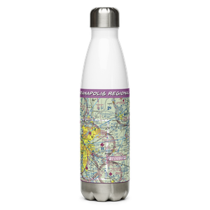 Indianapolis Regional Airport (MQJ) VFR Sectional Water Bottle