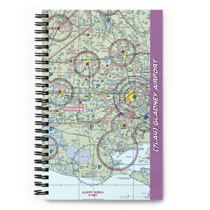 Gladney Airport (7LA4) VFR Sectional Notebook