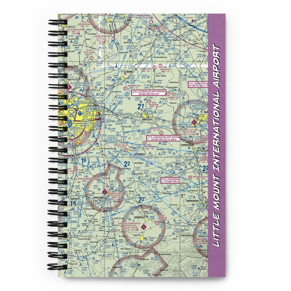 Little Mount International Airport (7KY3) VFR Sectional Notebook 