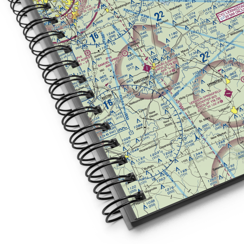 Little Mount International Airport (7KY3) VFR Sectional Notebook 