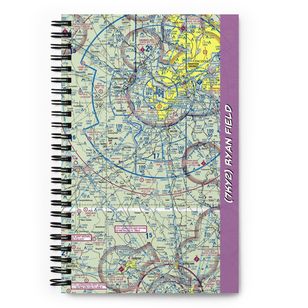 Ryan Field (7KY2) VFR Sectional Notebook 
