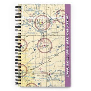 Shaw Aerial Spraying Airport (7KS8) VFR Sectional Notebook