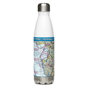 Monterey Peninsula Airport (MRY) VFR Sectional Water Bottle