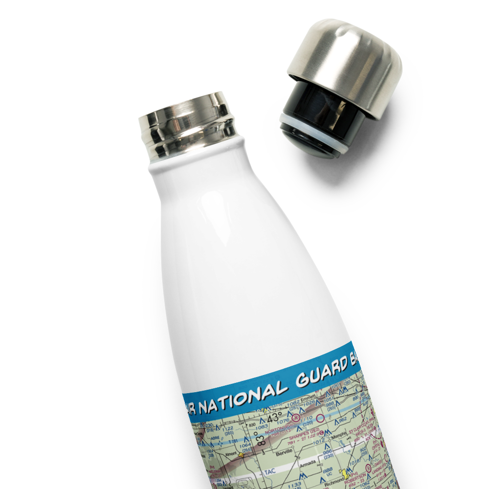 Selfridge Air National Guard Base Airport (MTC) VFR Sectional Water Bottle 