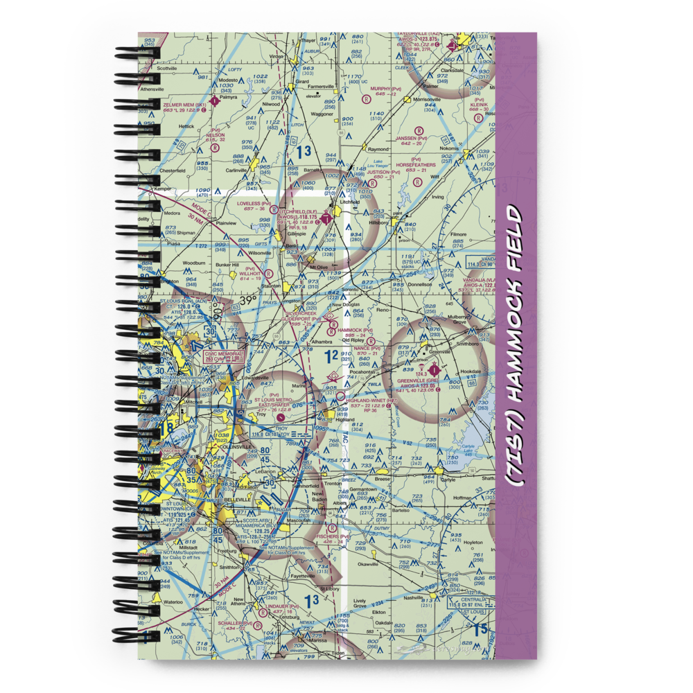 Hammock Field (7IS7) VFR Sectional Notebook 