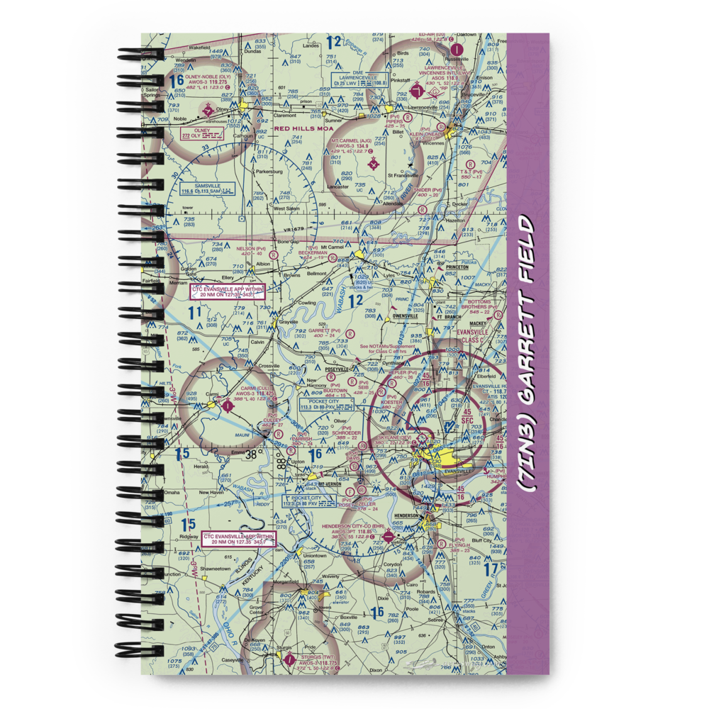Garrett Field (7IN3) VFR Sectional Notebook 