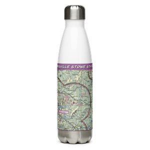 Morrisville Stowe State Airport (MVL) VFR Sectional Water Bottle