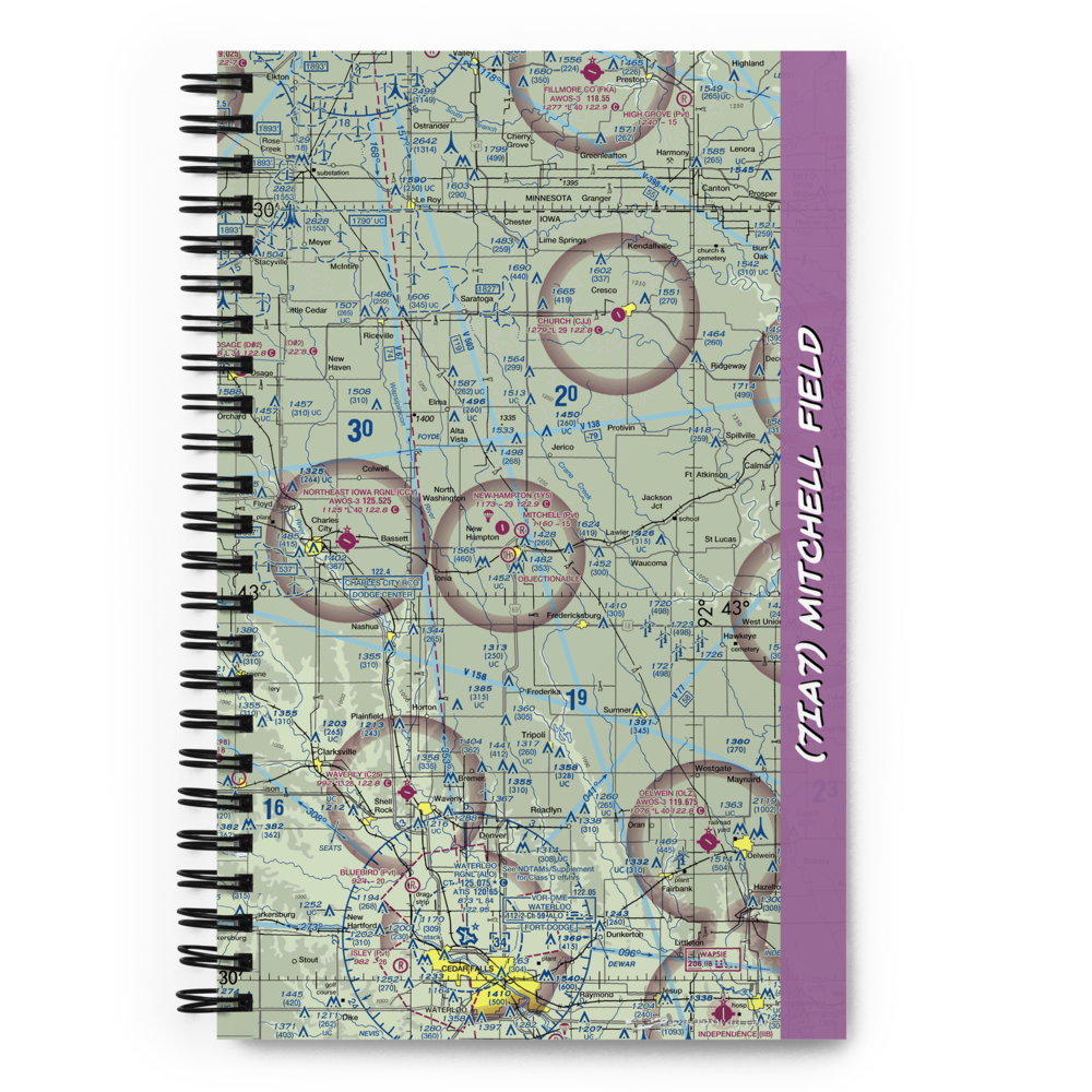 Mitchell Field (7IA7) VFR Sectional Notebook 