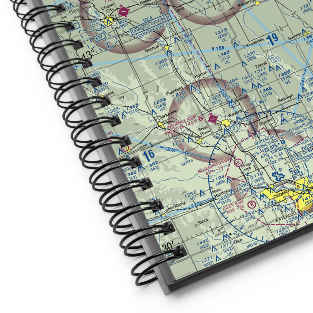Mitchell Field (7IA7) VFR Sectional Notebook 